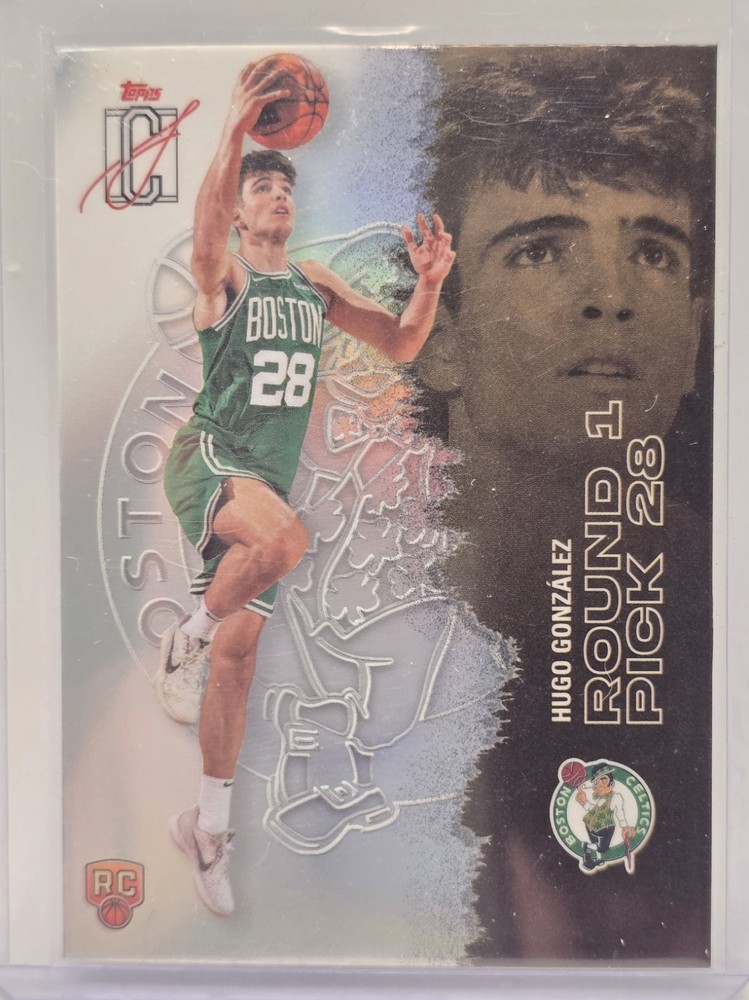 Topps 2025-26 Signature Class Hugo González RC Refractor #144 Celtics