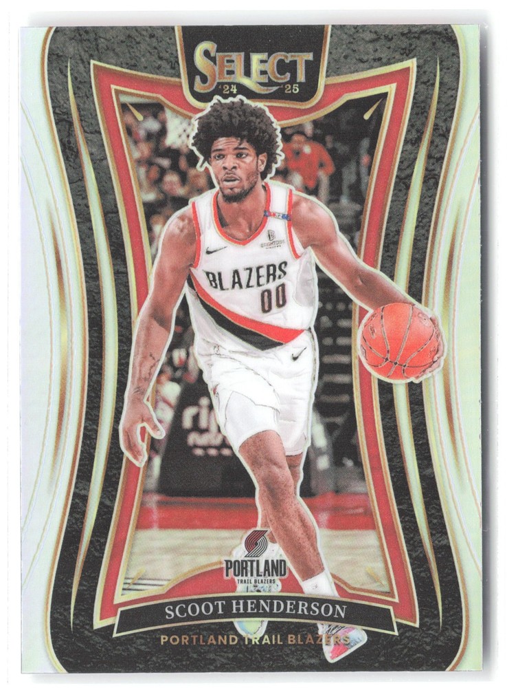2024-25 Panini Select #306 Scoot Henderson Silver Prizm