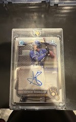 2025 Bowman – Chrome Prospect Autographs Yophery Rodriguez #CPA-YR (AU, RC)