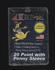 (10) Pro-Mold 20pt Sleeved Card Size Magnetic Card Holder For Cards In Sleeves