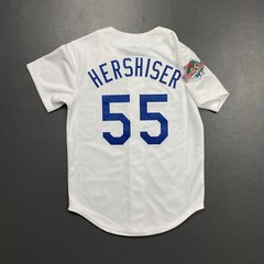 100% Authentic Orel Hershiser Mitchell Ness 1988 Los Angeles Dodgers Jersey 36 S