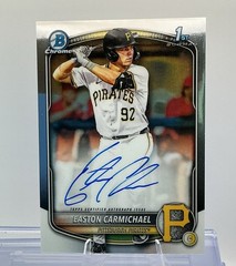 2025 Bowman Draft – Chrome Prospect Autographs Easton Carmichael #CPA-ECA