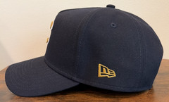 Chicago Cubs New Era Notre Dame Navy Blue Black 9Forty Hat Cap Snapback