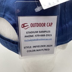 Columbus Clippers OC Sports Adjustable Baseball Cap MiLB OSFM NWT Navy and Red