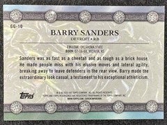 2024 Topps Resurgence – Glimmer and Gleam Barry Sanders #GG-10 Aqua Surge /249🔥
