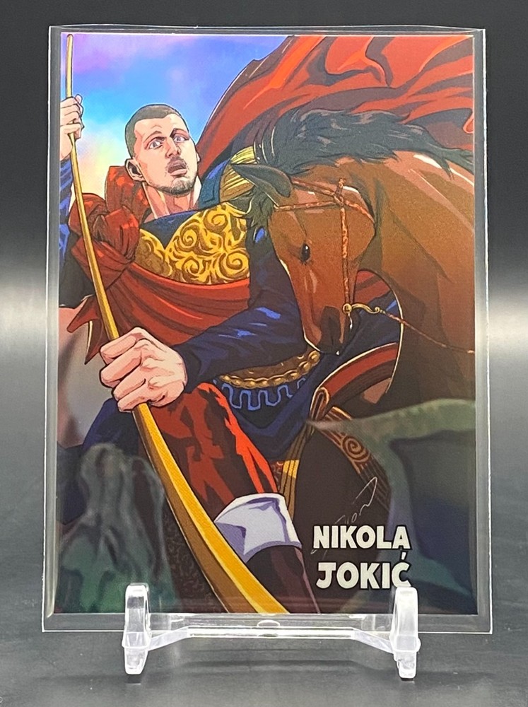 Nikola Jokic 2026 Leaf Anime Nation #OVA-6 Silver Holo Denver Nuggets