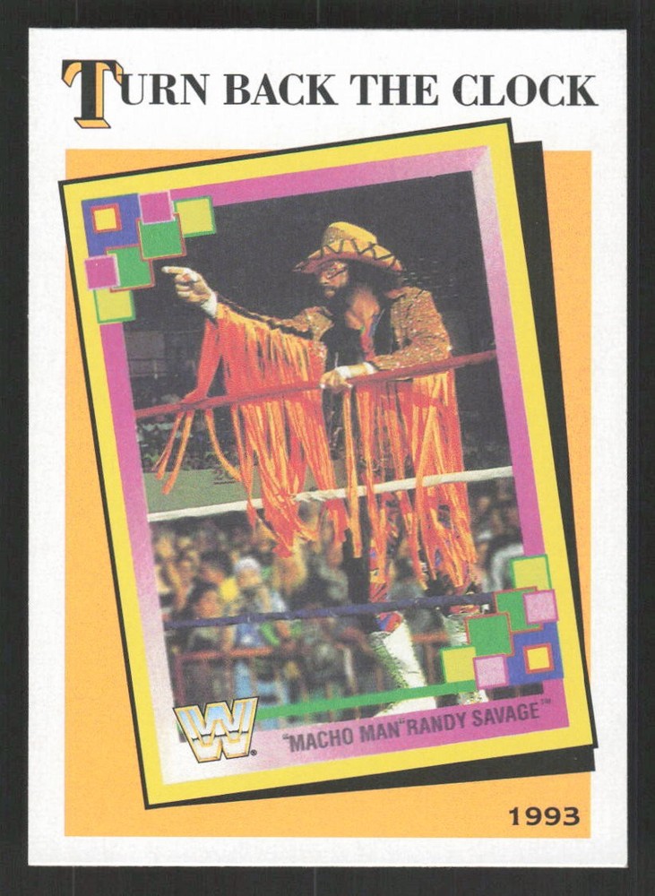 2016 Topps WWE Heritage Turn Back the Clock Macho Man Randy Savage #11