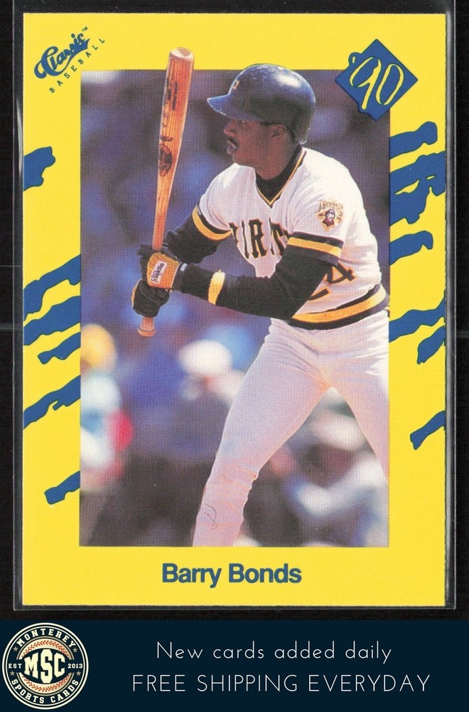 Barry Bonds 1990 Classic Yellow #T68 Pittsburgh Pirates