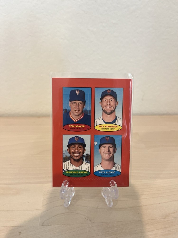 2023 Heritage 1974 Topps Baseball Stamps Tom Seaver 74BS-69 Red New York Mets!!