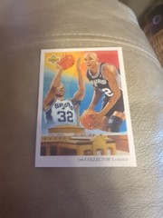 1992-93. Upper Deck. #56. Sean Elliott, San Antonio Spurs Checklist