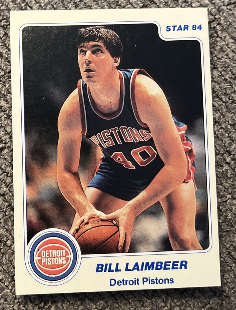 Bill Laimbeer 1983-84 Star Detroit Pistons #90 FREE SHIPPING