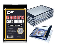 CF Magnetic Card Holder One Touch Case BLACK BORDER – 35PT-360PT Sizes