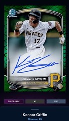 Topps BUNT DIGITAL Huge 12 Card Konnor Griffin Lot Iconic Bowman Topps Now VIP