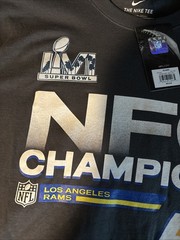 Los Angeles Rams Fanatics Super Bowl LVI NFC Champions Shirt Tee Mens
