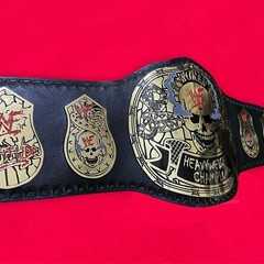 WWF SMOKING SKULL WORLD HEAVYWEIGHT CHAMPIONSHIP BELT 2MM BRASS ADULT SIZE
