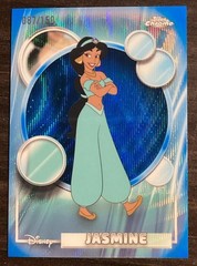 2026 Topps Chrome Disney PIXAR Jasmine #82 Blue Wave Refractor /150