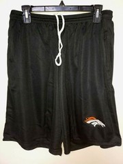 0725 NFL DENVER BRONCOS Polyester SHORTS Pockets Embroidered ORANGE BLACK NAVY