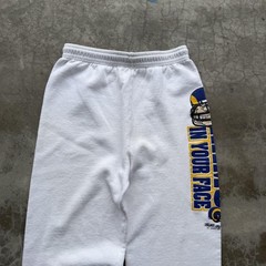 Vintage Los Angeles Rams Pants Mens Medium White NFL Football Fruit Of The Loom
