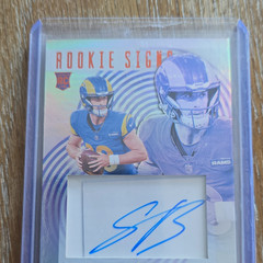 Panini 2023 Stetson Bennett IV Rookie Signs #RS-SBE Rookie Auto Rams
