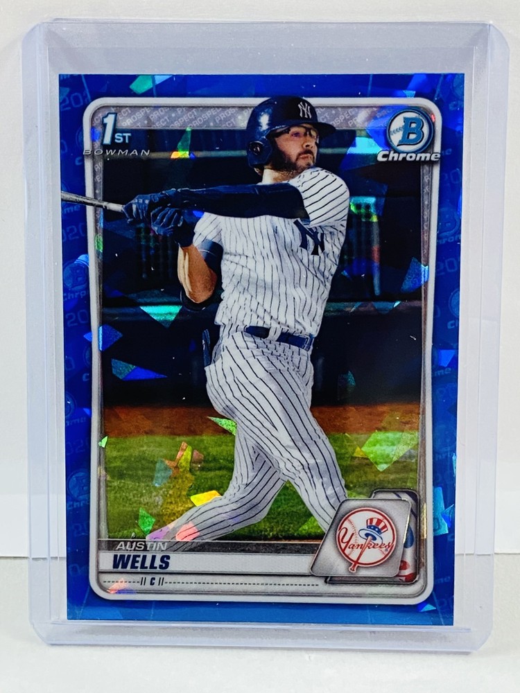 2020 Bowman Chrome Sapphire Austin Wells 1st BD-56