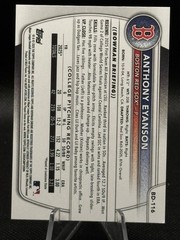 2025 Bowman Draft BD-116 Anthony Eyanson Boston Red Sox