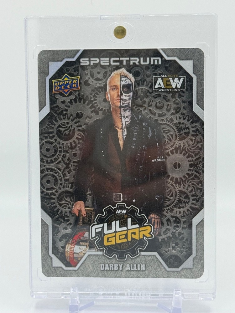 2021 Upper Deck AEW Spectrum Full Gear Darby Allin #FG-4 Rookie RC