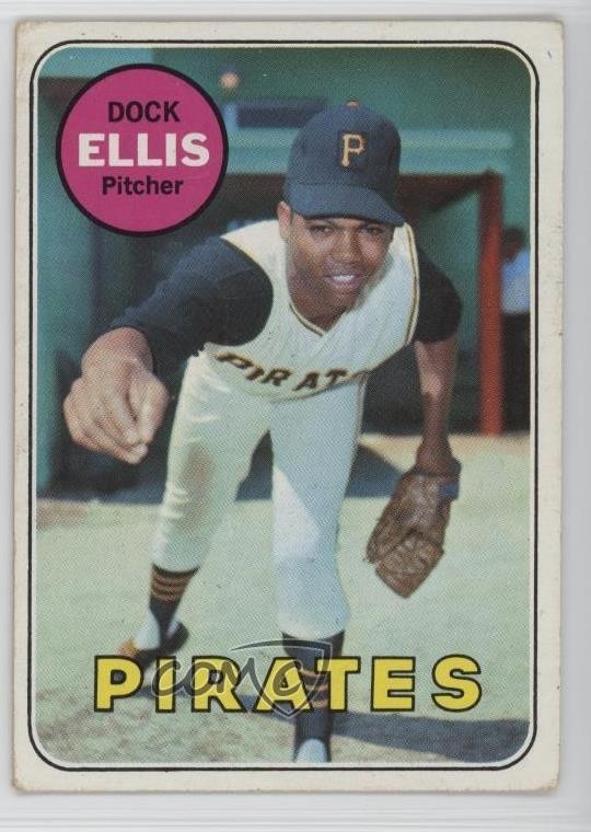 1969 Topps Dock Ellis #286 Rookie RC 0d6c