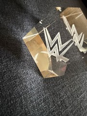 WWE Paperweight clear – Rare World Wrestling Entertainment