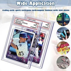 5/10/15/20 PCS Clear Graded Card Display Cases Fr PSA/CGC 35PT Acrylic Protector