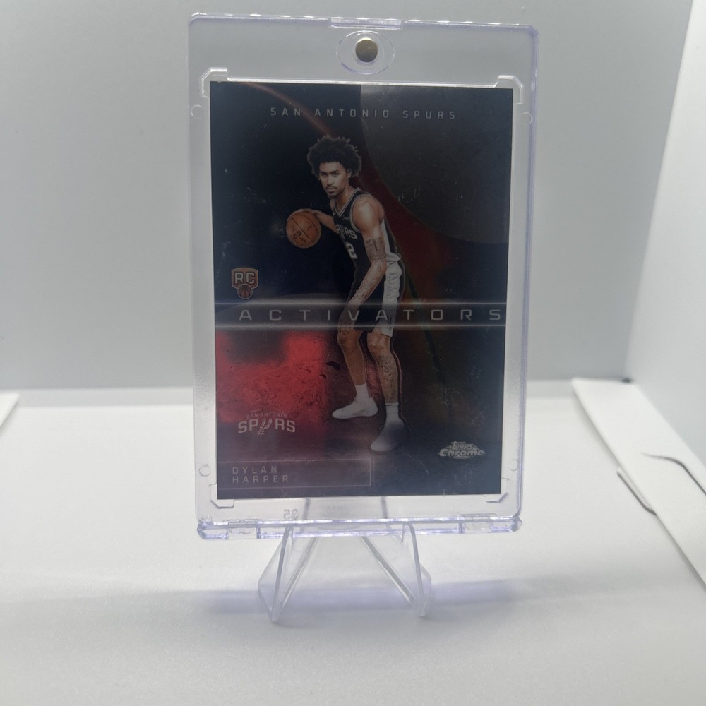 2025 Topps Chrome Activators Rookie Dylan Harper Insert AC-12 Spurs NBA