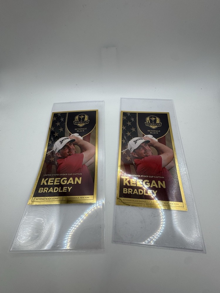 Keegan Bradley Ryder Cup 24 Karat Gold – Pair Of 2 – Ryder Cup 2025