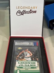 John Havlicek 1971 Pannini Becket Graded 9 w/ Game Used Patch