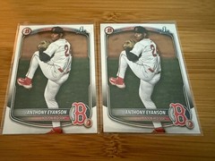 2025 Bowman 2 card lot Anthony Eyanson – BD-116 Red Sox
