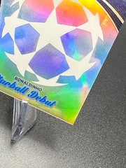 Ronaldinho 2023-24 Topps Chrome UEFA CC #SD12 Starball Debut Blue Refractor /150