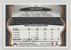 2013 Topps Chrome Rookie Auto 201/600 Markus Wheaton #94 Auto RC 1a3