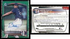 2024 Bowman Chrome M/B Mojo Brock Porter Auto Green Refractor 31/99 BMA-BP