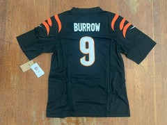 Cincinnati Bengals Joe Burrow #9 Black Vapor Jersey