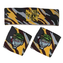 John Cena Live Fast Fight Hard Hat and Headband Wristband Combo