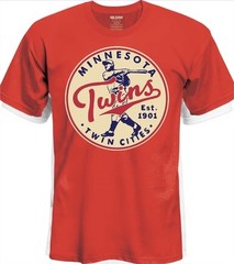 Minnesota Twins Men&rsquo;s Cotton Tee Small to 4X-Large