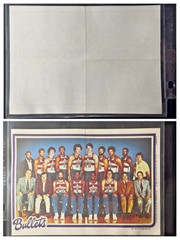 1980-81 Topps NBA Basketball 16 Team Mini-Poster Complete Set Bird Magic Dr J