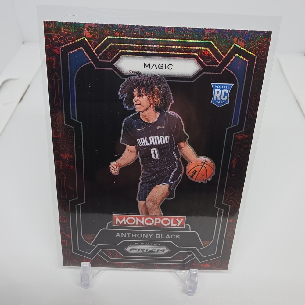2023-24 Panini Prizm Monopoly – Anthony Black #66 Classic Icons Red Prizm (RC)