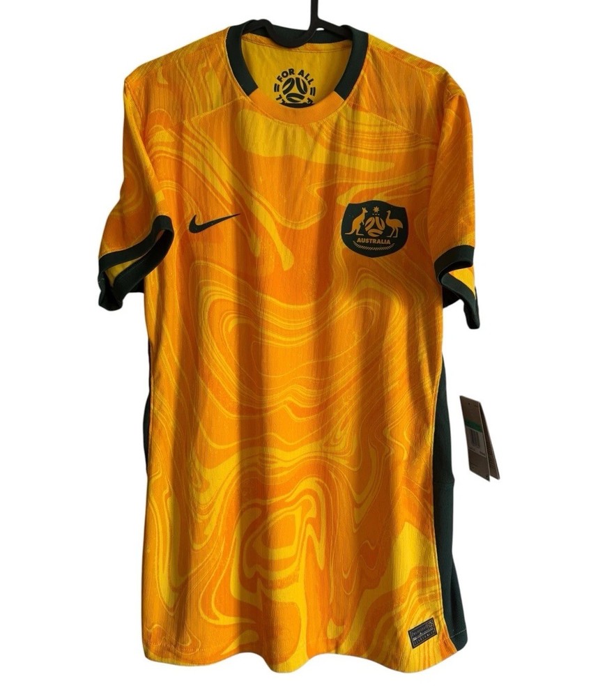 NWT Nike Australia Womens 22/23 AUTHENTIC HOME Soccer Jersey XL DR3852-726