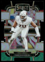 2023 Panini Select #3 Paris Johnson Jr. Rookie Black Green Die Cuts Cardinals