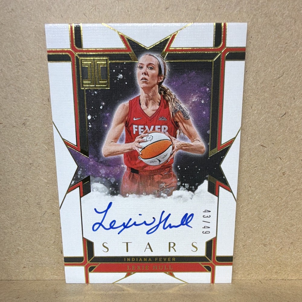 Panini 2025 Impeccable WNBA Lexie Hull Stars Signatures Gold Auto /49 SS-LH