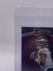 Jalen Hurts 2022 Panini Honors Purple Prizm Card #17 /12 Super Bowl MVP Clean