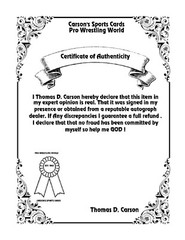 BD71 The Undertaker Signed Wrestling Comic Book w/COA * PLEASE READ *