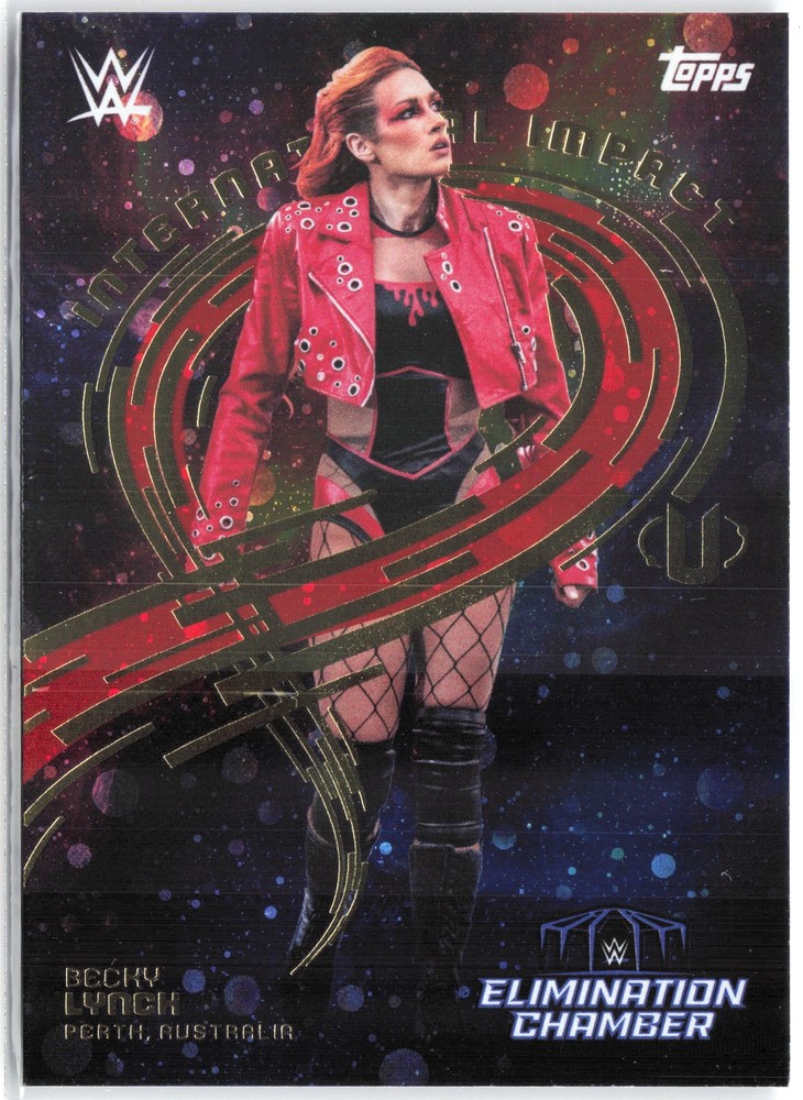 2025 Topps Universe WWE #IIM-13 Becky Lynch International Impact