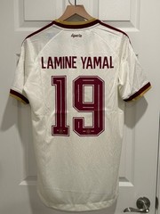 Authentic Spain 2026 World Cup Lamine Yamal #19 Player Version Away Jersey