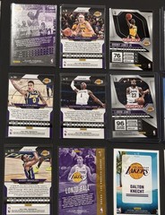 Lakers 18 Card Lot – Bronny, LeBron, Reaves Numbered, RC, Inserts & More (BD3)