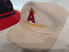 Vintage California Angels Season Ticket Holder Corduroy Hat & Bucket Hat